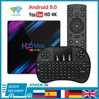 Android 9,0 Smart TV BOX 4K H96 MAX RK3318 Android 10,0 Декодер каналов кабельного телевидения Netflix Youtube Google Play Netflix Media Player