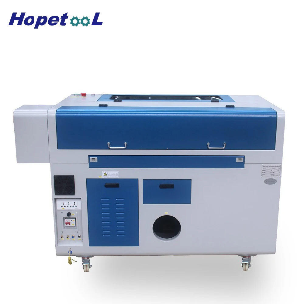 Лазерная резка ткани стекла лазерная гравировальная машина 9060 прямой заводской