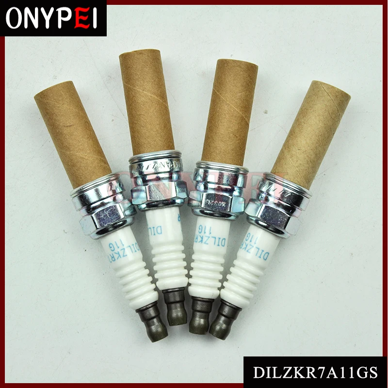 Новые Двойные Иридиевые свечи зажигания 12290-R41-L01 DILZKR7A11GS для Honda 12290R41L01 4 шт. |