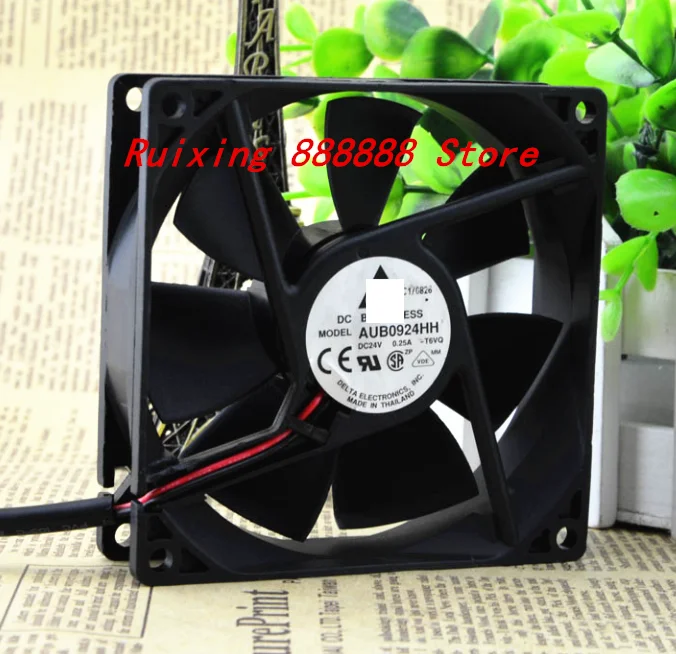 

AUB0924HH DC24V 0.25A 9025 double ball fan