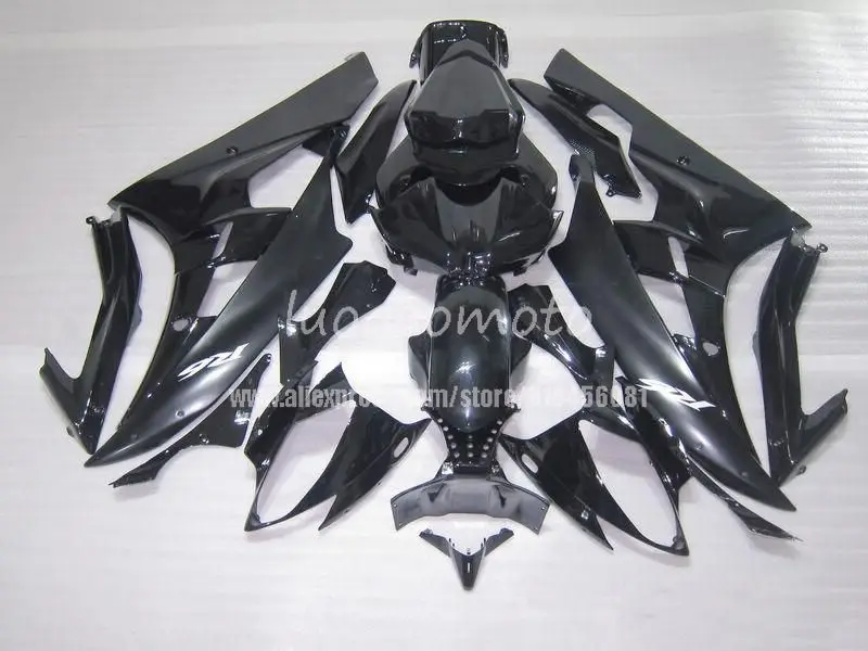 

Body kits Injection molding 100% fairing kits fit for all black YAMAHA YZFR6 06 07 YZF R6 2006 2007 YZF600 bodywork fairings set