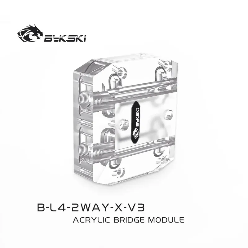 Bykski B-L4-2WAY-X-V3 Multi Graphics Card Bridging Module Acrylic Transparent Connectors For 2/3/4 GPU Connection VGA MOD | Компьютеры и