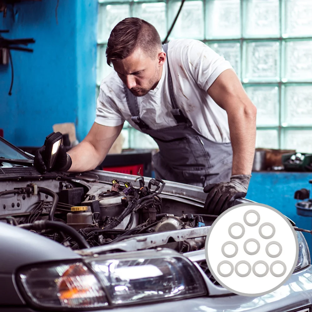 10 шт. пробка для слива масла двигателя автомобиля прокладка автомобильный