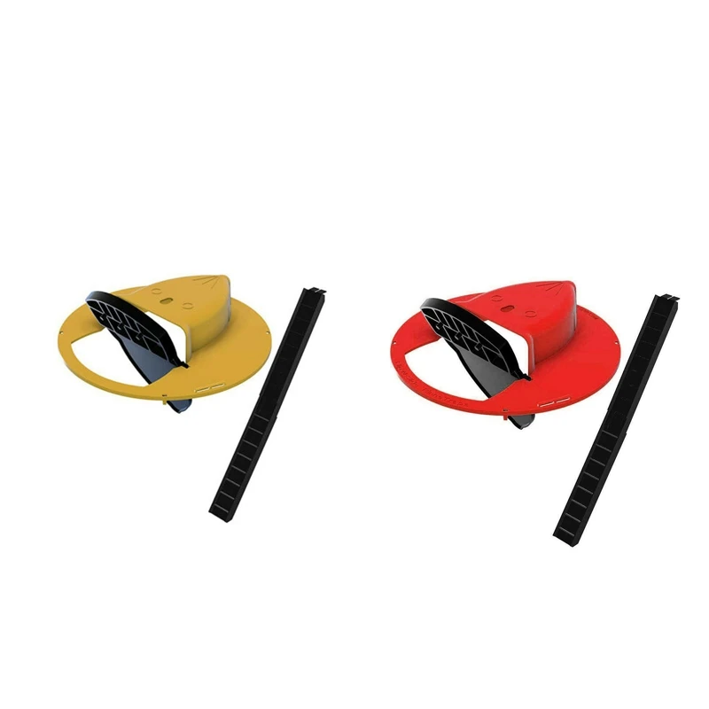 

Slide Bucket Lid Mouse Rat Trap Flip N Slide Mouse Trap Bucket Mousetrap Catcher 2PCS