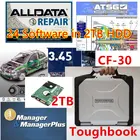 Программное обеспечение для ремонта автомобилей Alldata m.ll 2021, программное обеспечение ATSG vivid 24 на 2 ТБ hdd, установленное на ноутбуке Panasonic cf30, 2015