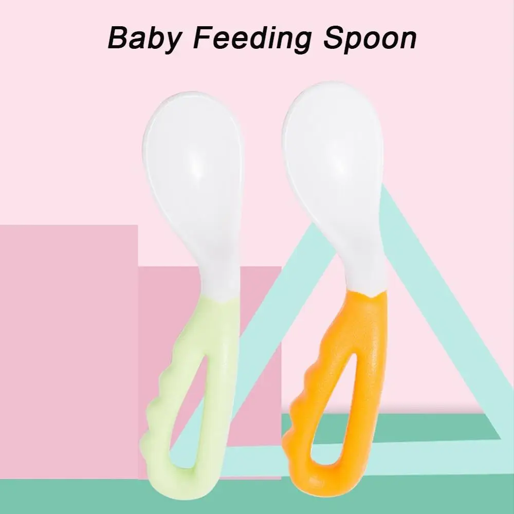 2 шт. детская пищевая добавка ложка для кормления Детские продукты изогнутая