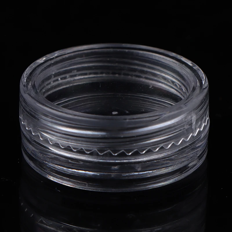 

10pcs Empty Transparent Plastic Storage Pot Box Storage Bottle Plastic Empty Box