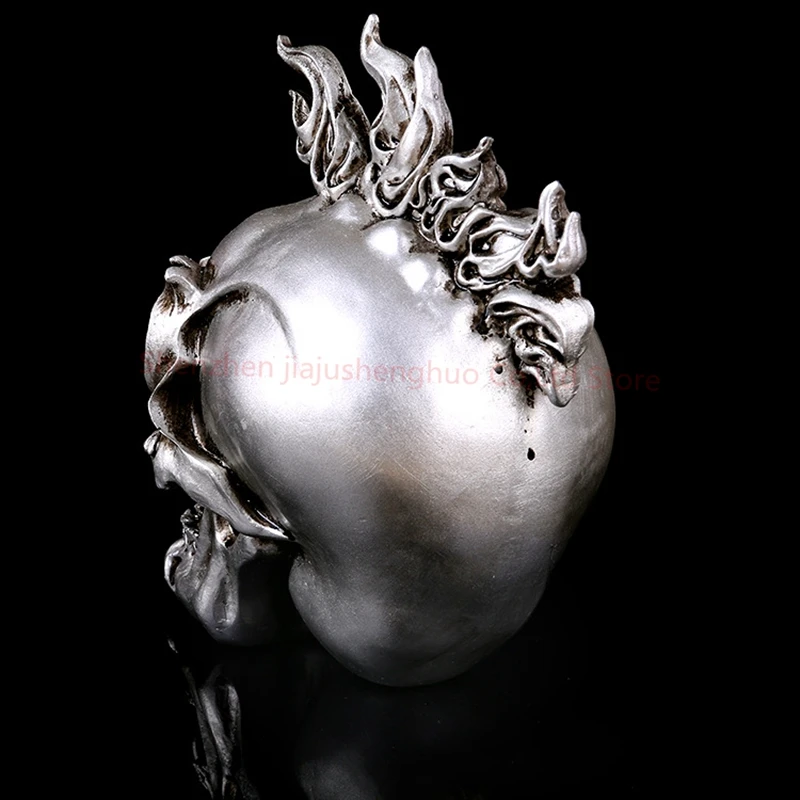 Статуя человека MRZOOT из смолы скульптура s Серебряный персонализированный череп