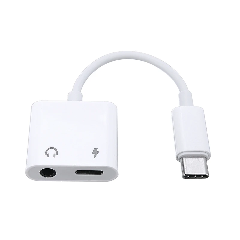Универсальный кабель с разъемом Usb Type-C и штекером 3 5 мм аудиоадаптер для зарядки