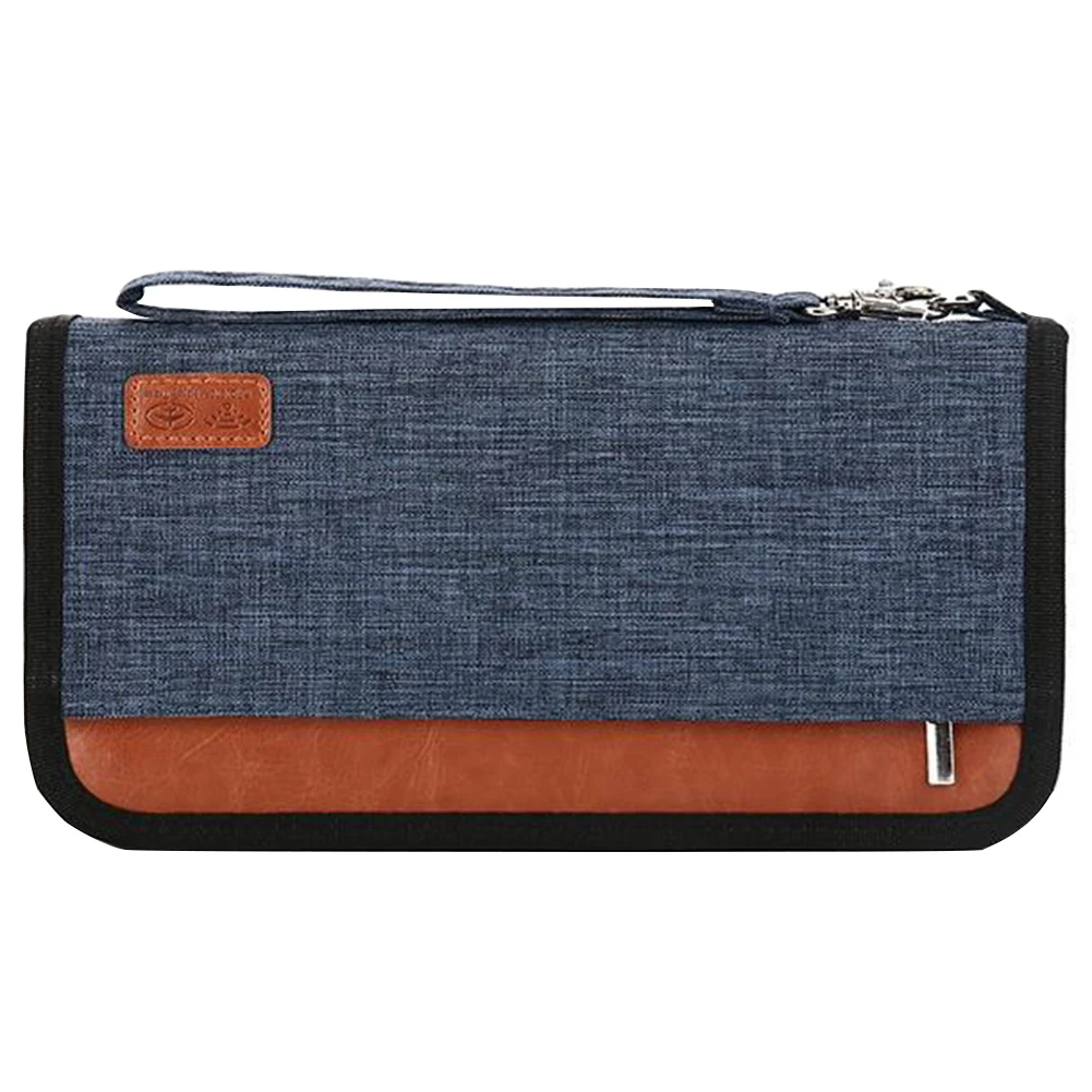 

Travel Wallet Cash Card Holder Full Closure Outdoor Zipper Storage Waterproof Passport Organizer Fashion Antitheft Accessories