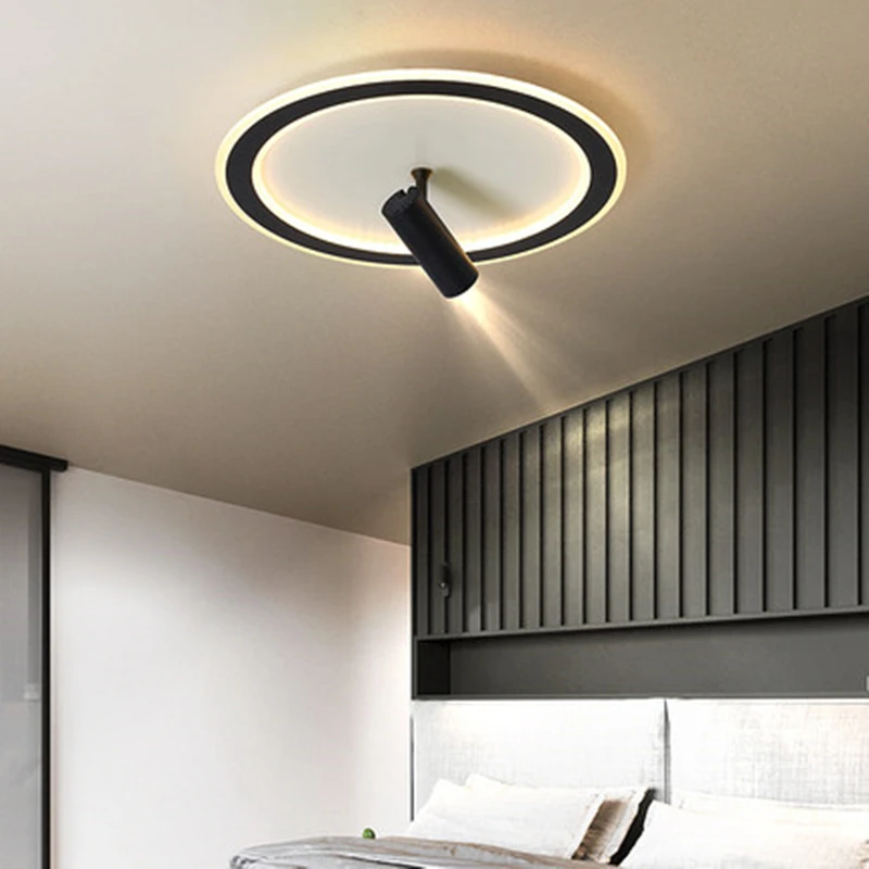 Творческий светодиодный потолочный светильник ультра тонкий современный