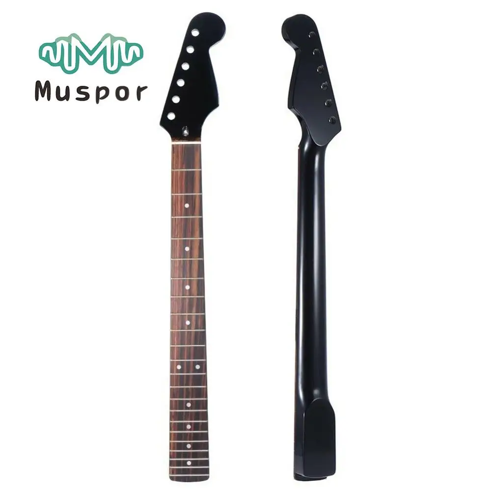 Muspor 22 лад гитара Шея палисандр гриф Канадский Клен деревянная шея для Strat ST Stratocaster