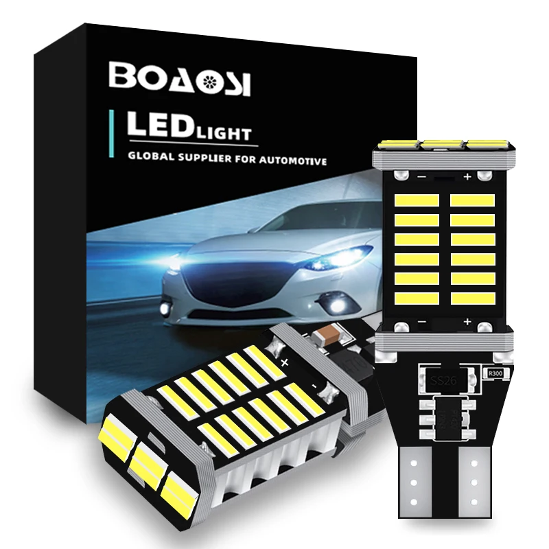 

2x Super Bright T15 W16W 921 30 SMD LED 4014 Car Auto Canbus Reverse Light Reversing Lighting Back up Lamp