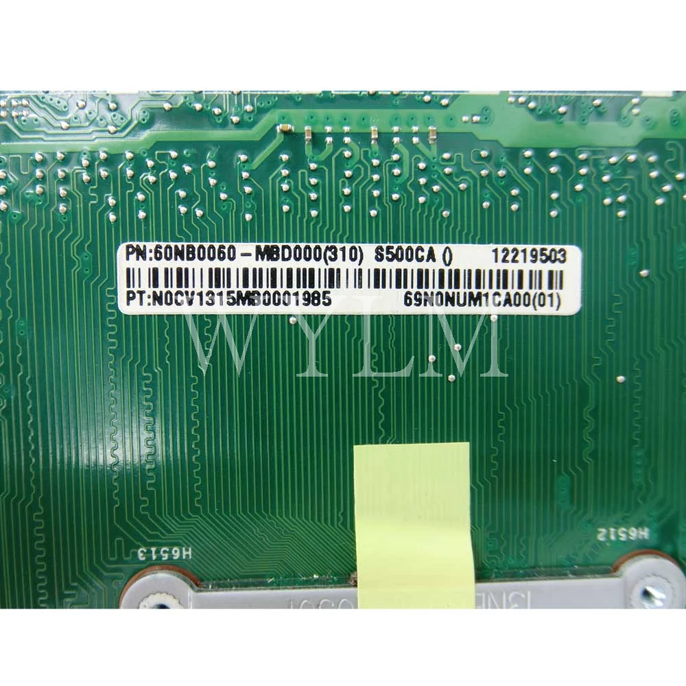 Материнская плата с процессором S400CA материнская 4 ГБ для ASUS S400 S400C S500CA S500C ноутбука