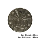 100 шт аркадная игра монета маркер Корона из нержавеющей стали монеты Жетоны корона для аркадных MAME JAMMA аттракционов шкаф торговые автоматы