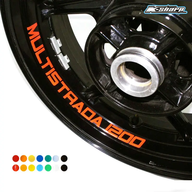 8 X индивидуальные наклейки с внутренним ободом светоотражающие для колес полосы