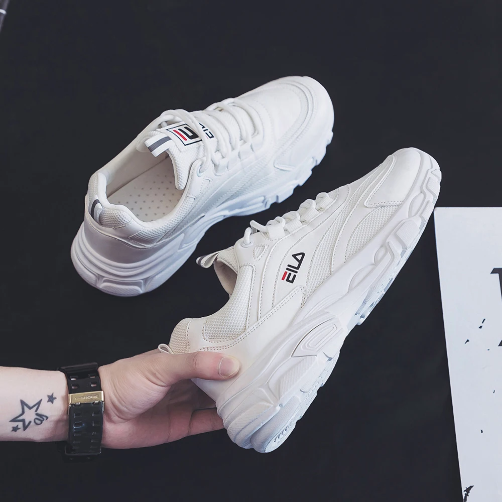 Фото 2020 New Ins Dad Tide Shoes Korean Version Trendy Summer breathable Little White Men's Shoes All-match Leisure Motion Board Shoe №3