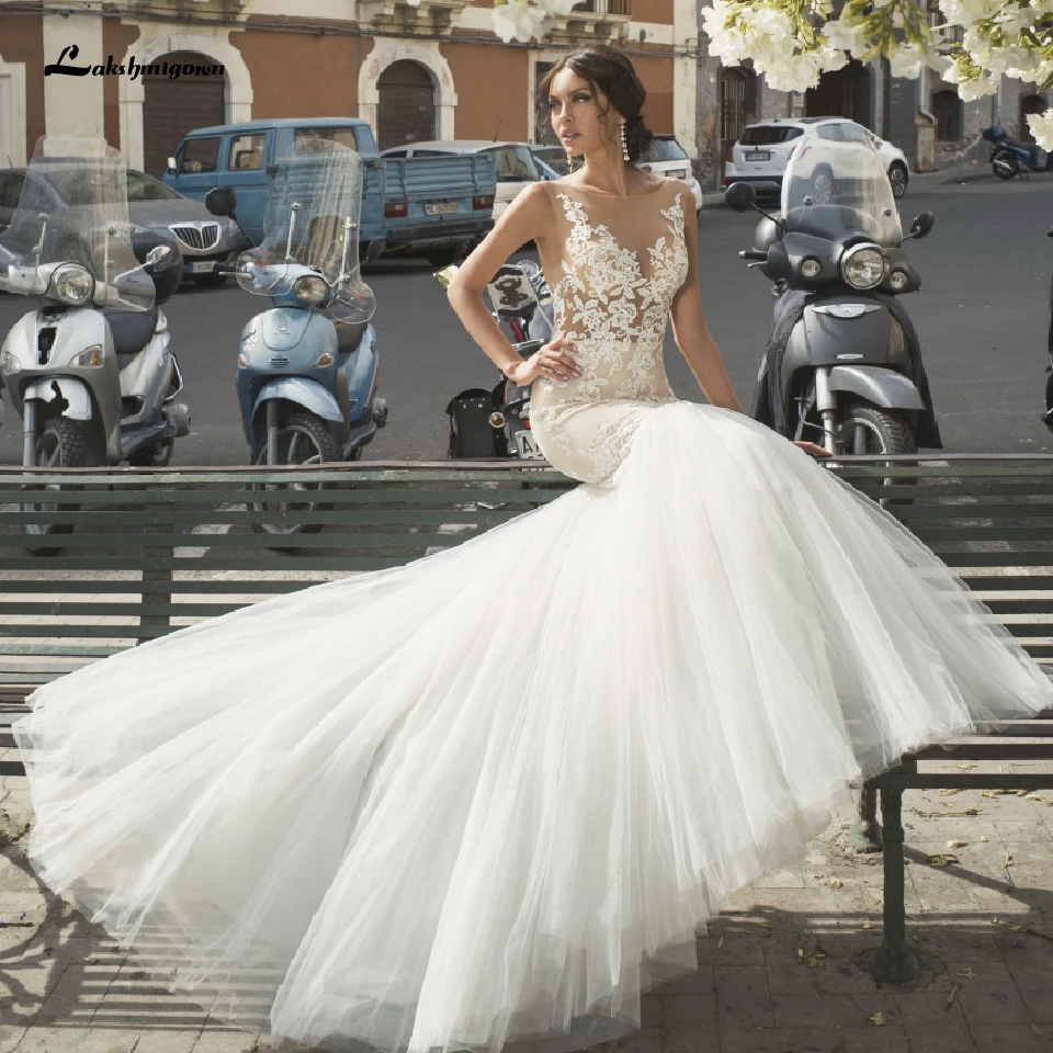 Lakshmiплатье сексуальное свадебное платье Русалка Свадебные платья 2020 Vestidos Shher