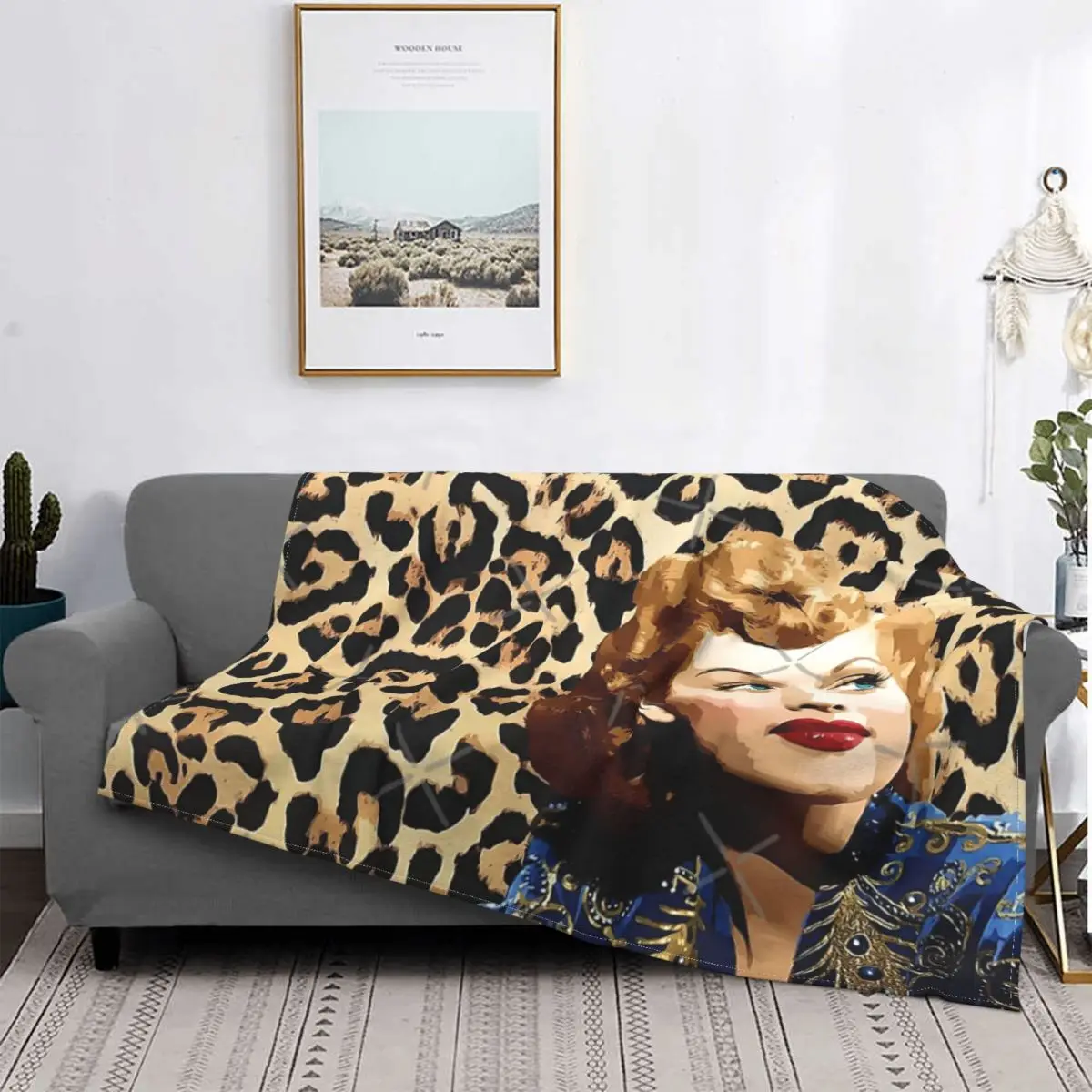 

Lew C-manta a cuadros para cama, manta de lana, manta ponderada