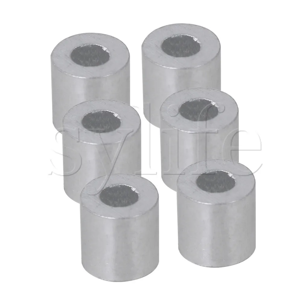 Aluninum круглые отверстия обжимные петли зажимы для проволочной веревки упаковка