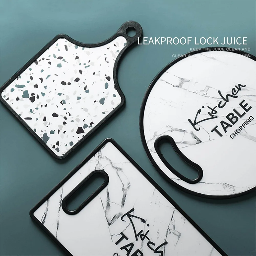 

1PC Double-sided Chopping Board With Handle Cutting Board Non-slip Cutting Chopping Blocks Kitchen Accessories