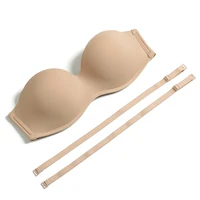 ybcg demi bra non slip strapless bras for women half cup lingerie unlined solid women bra convertible push up underwear b c cup