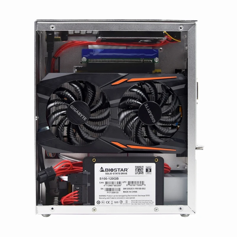 Игровой чехол для ПК ITX MINI маленький алюминиевый костюма переносной настольный