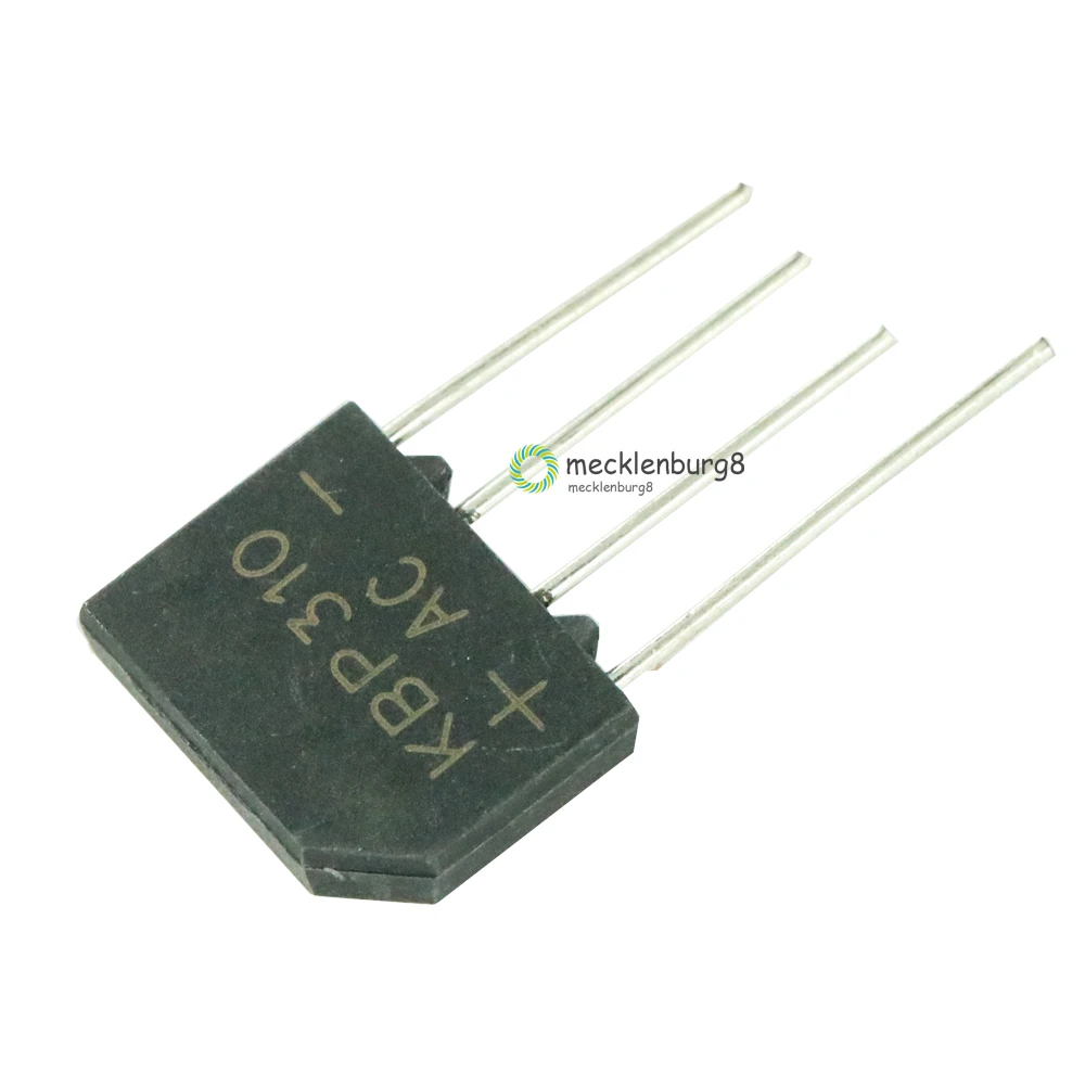 5 шт. KBP310 SIP 4 3A 1000 V диодный мост выпрямитель Однофазный новое поступление|Запасные