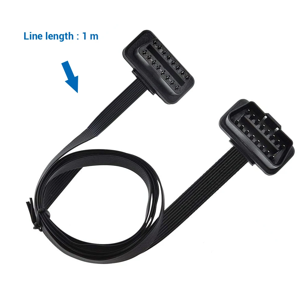 Диагностический кабель OBD2 100 см 16 контактов| |