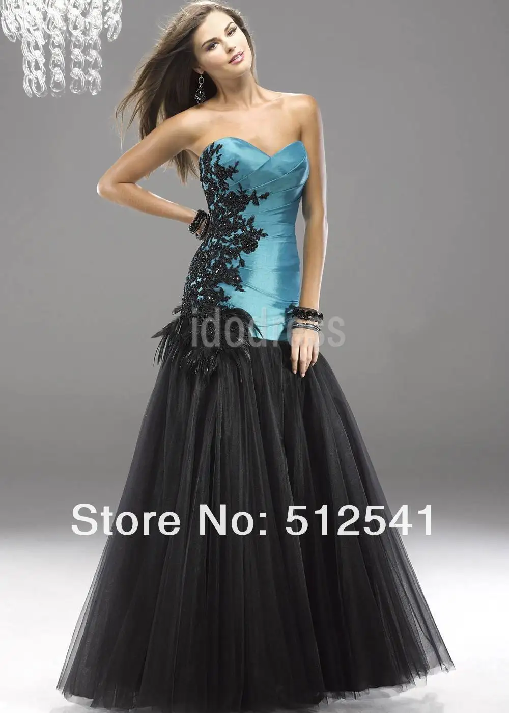 

Feathers Sleeveless Prom Dress 2019 off the shoulder Sweetheart Floor lenght tulle and Satin Beads party evening dresses