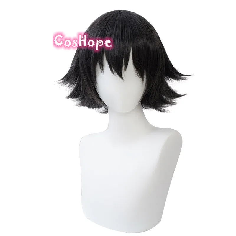 Ranpo Edogawa Косплей Bungou Stray Dogs короткий 30 см темно-серый парик косплей аниме