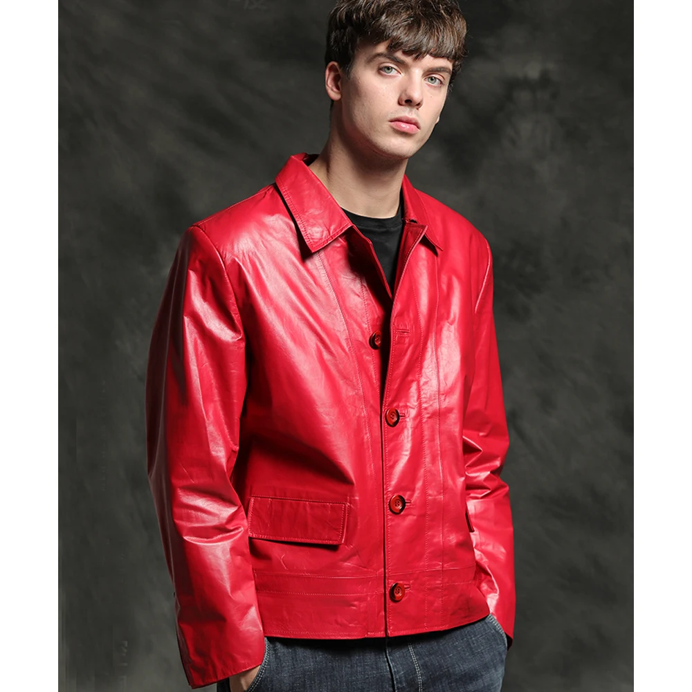 Модный дизайнерский облегающий костюм для влюбленных из натуральной телячьей