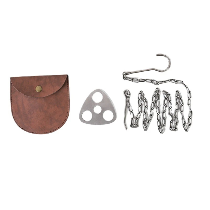 

448D Multipurpose Picnic Ring Hook for Hanging Lanterns Suspending Water Jugs Drying Clothes High-temperature Resistance