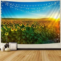 nknk brand landscape tapestry sky tapestries sunflower wall tapestry flowers home tapestrys wall hanging mandala witchcraft new