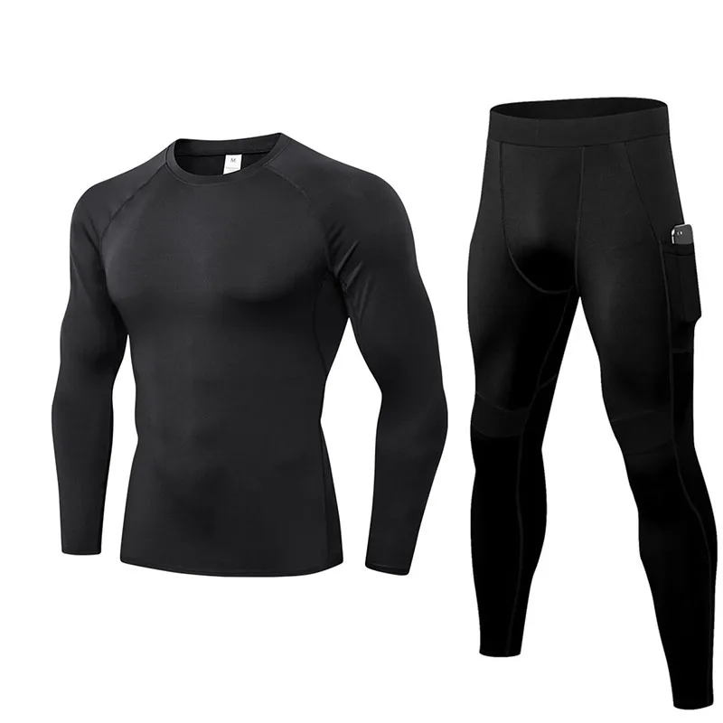 

Fanceey Men Compression TShirt Fitness Tight Long Sleeve Sport Shirt Solid Color Men Sport Clothes Training Shirts Quick Dey