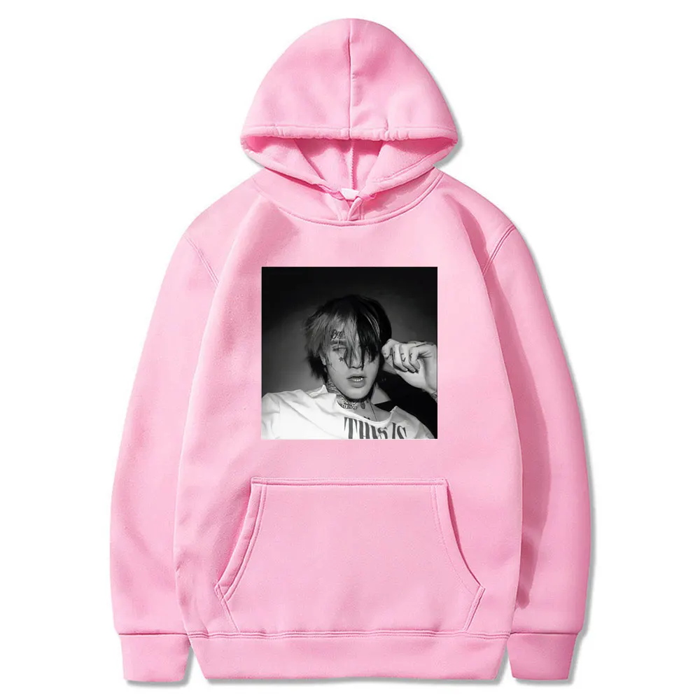 Толстовка Lil Peep Модный свитшот в стиле хип-хоп для влюбленных зимний Повседневный