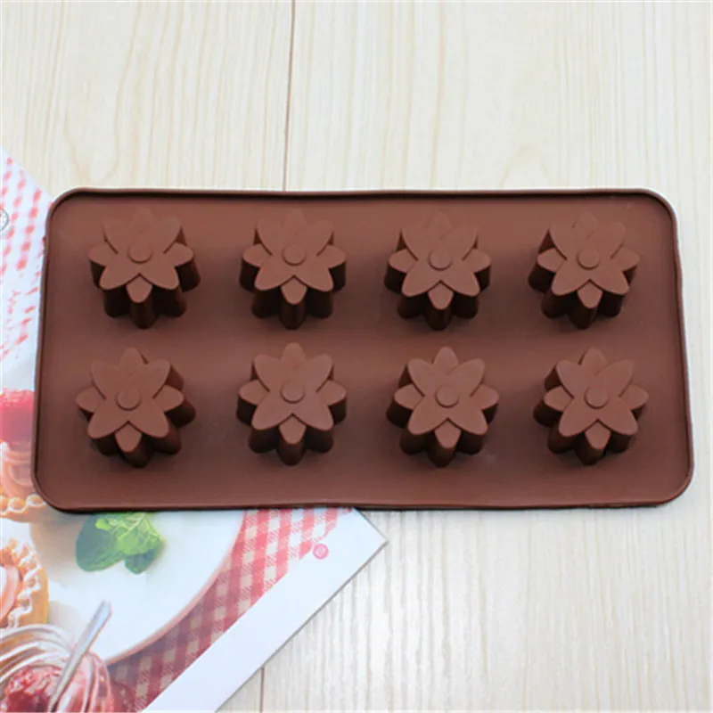 

Flowers Silicone Non-stick Cake Mold Chocolate Jelly Candy Baking Pastry Tools Mould Kitchen Accessories baking accessories