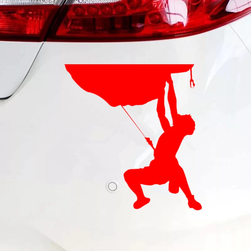 CK2927# наклейки на авто Скалолаз вектор силуэт водонепроницаемые машину наклейка