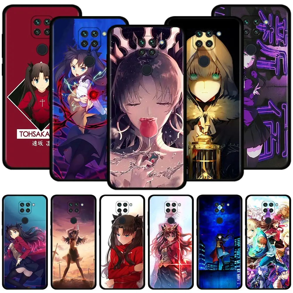 Чехол Fate Zero Tohsaka Rin для Xiaomi Redmi Note 10 Pro Max 5G 9 4G 9T 9S 8 8T 7 чехол K40 Plus 9A 9C оболочка |