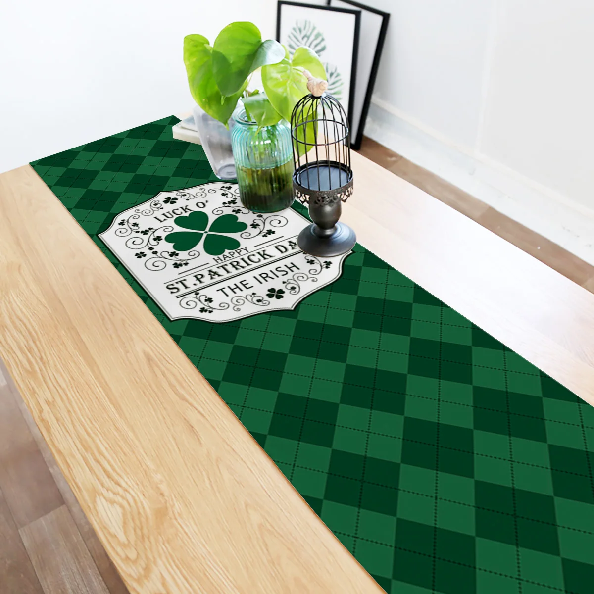 Четыре листа клевера медаль настольная дорожка s настольный флаг скатерти