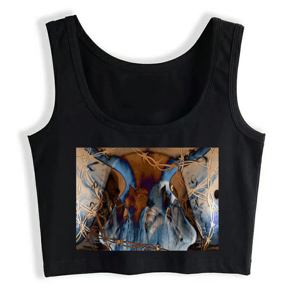 

Crop Top Women Western Grunge Harajuku Tank Top Women Sleeveless Women Clothes