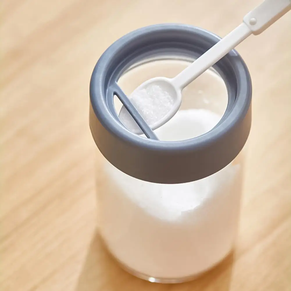 

Seasoning Bottle Neat Rust-Resistant High Borosilicate Glass Empty Square Spice Containers Spice Jars for Cake Store