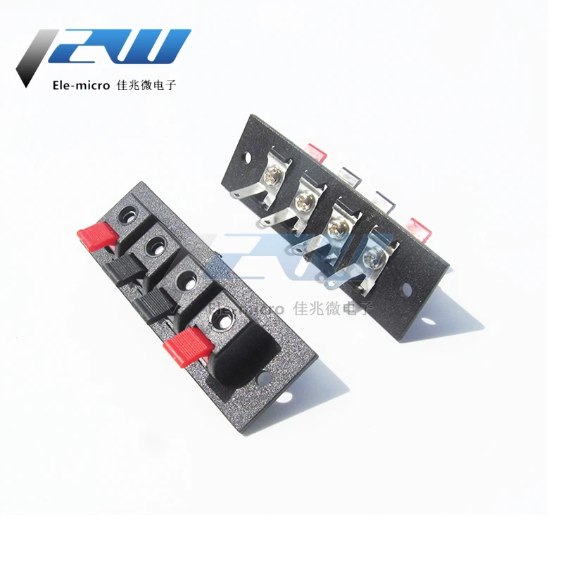 5 шт./лот клемма коннектора положения пружинные разъемы для тестирования аудио