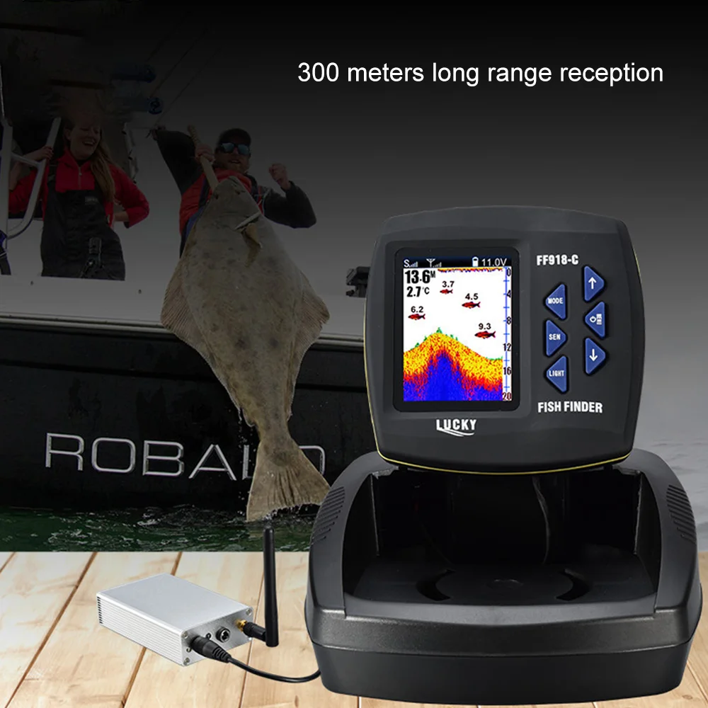 Беспроводной рыболокатор Smart Fish Finder глубина 300 м гидролокатор датчик эхолот для