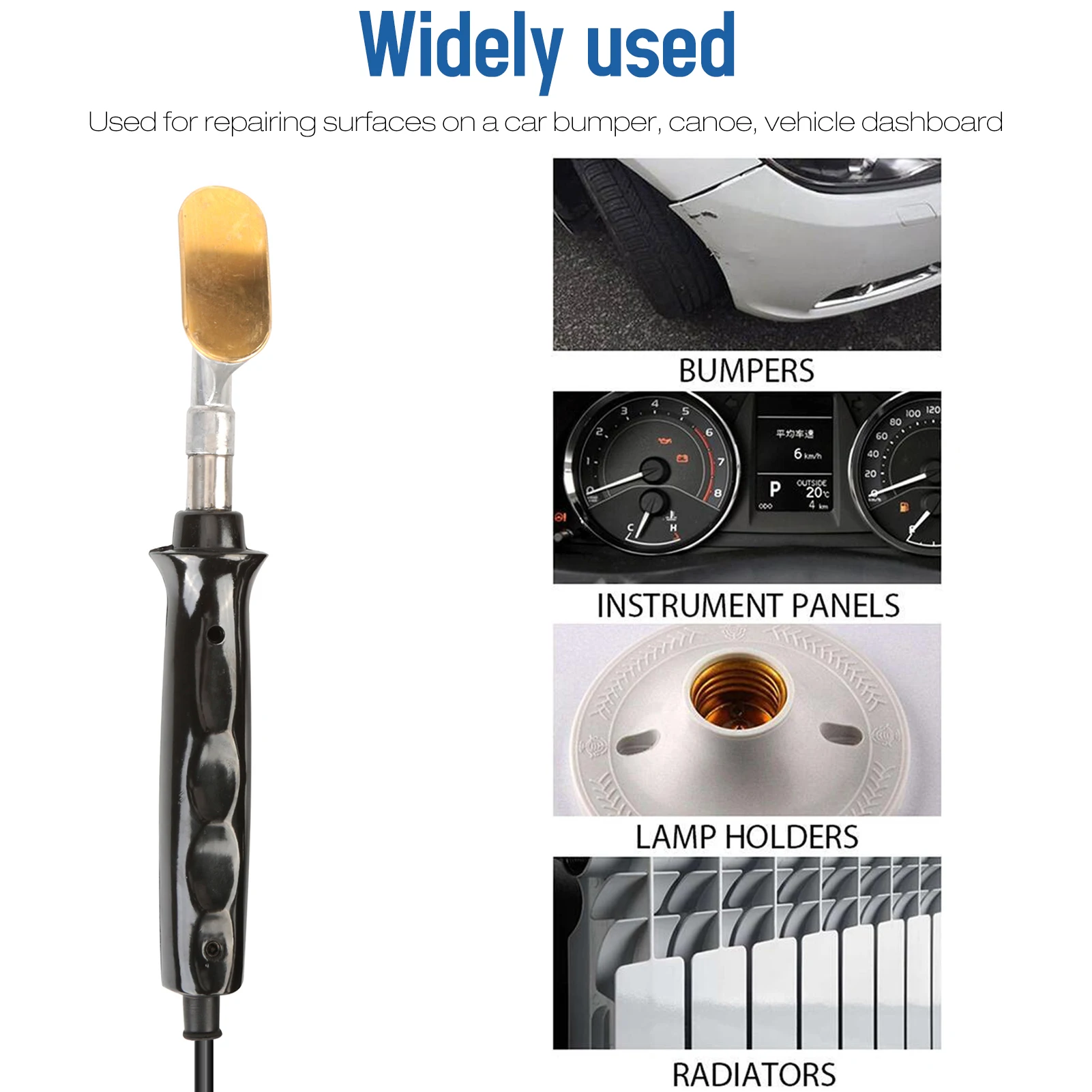 Электрический паяльник 50 Вт с 40 шт. пластиковых сварочных стержней ремонт