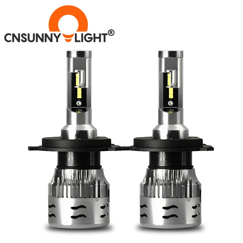 CNSUNNYLIGHT ЕЭК Светодиодные лампы фар автомобилей H7 H4 H11 H8 9005 9006 H1 H3 880 H13 9004 9007 12000 Лм