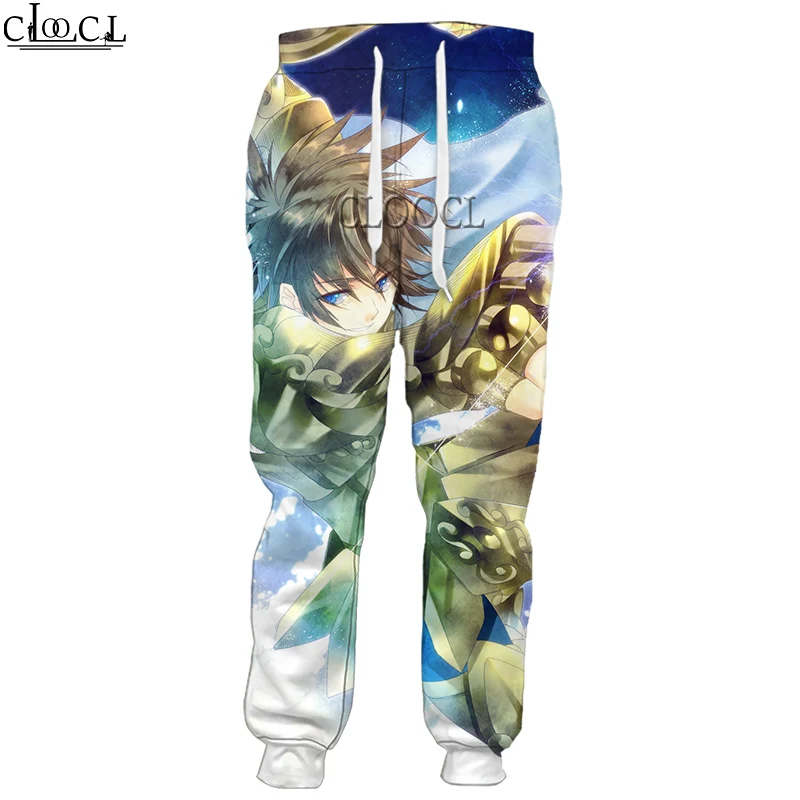 Брюки HX с аниме Рыцари Зодиака Saint Seiya модные мужские и женские тренировочные