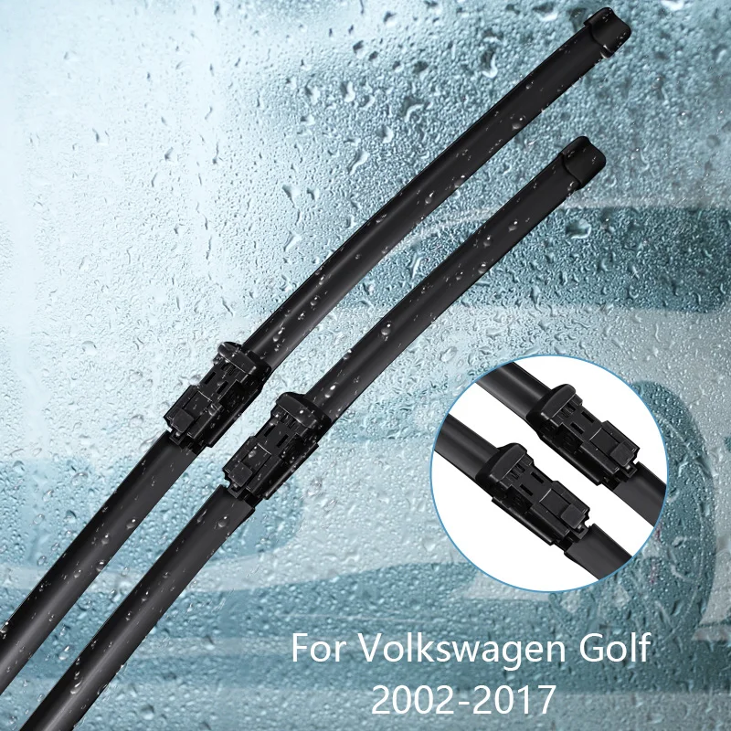 

Wipers Blade For Volkswagen Golf Mk4 / Mk5 / Mk6 / Mk7 2002 2003 2004 2005-2017 Car Accessories For Auto Rubber Windscreen Wiper