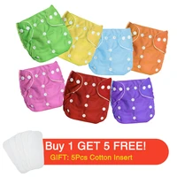 washable baby cloth diaper pocket waterproof child baby eco friendly diaper reusable cloth nappy suit 0 2years 3 15kg
