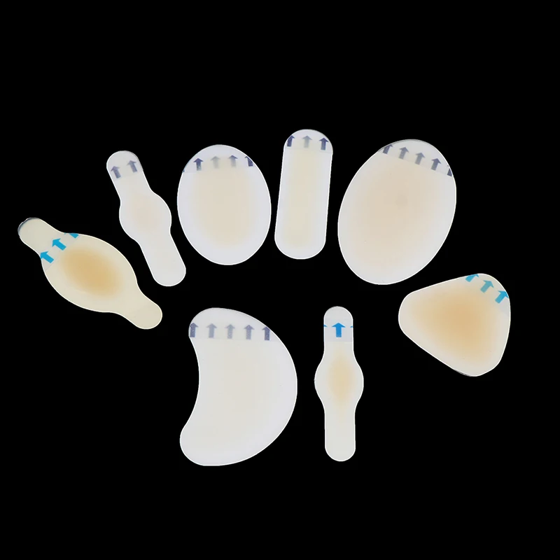 

2pcs/set Adhesive Hydrocolloid Gel Blister Plaster Heel Anti-wearing Heel Sticker Pedicure Patch Plaster
